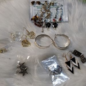 15 pairs of women's earring